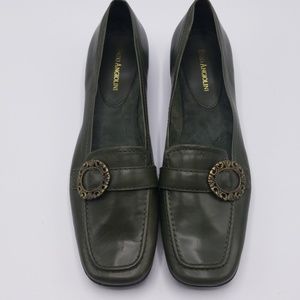 Enzo Angiolini Olive Green Loafers
